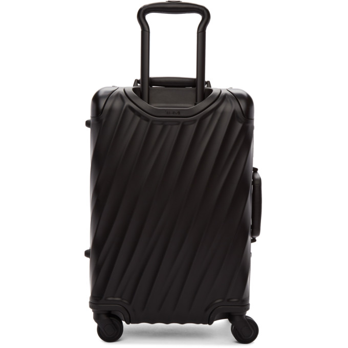Black Aluminium International Carry-On Suitcase展示图