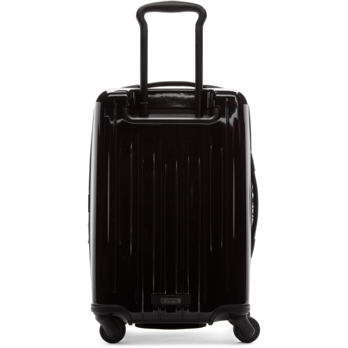 Black V3 International Expandable Carry-On Suitcase展示图