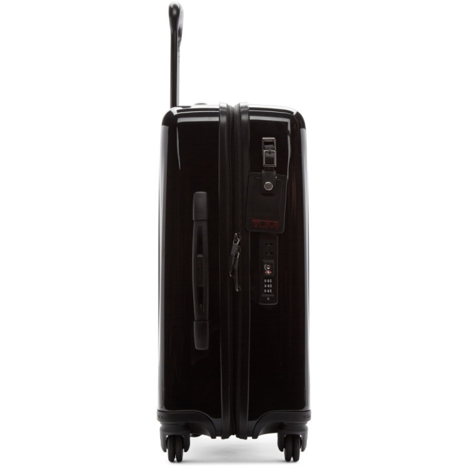 Black V3 International Expandable Carry-On Suitcase展示图