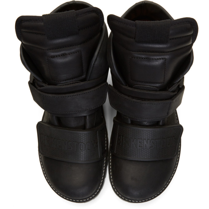 黑色 Birkenstock 版 Hancock Rotterhiker 运动鞋展示图