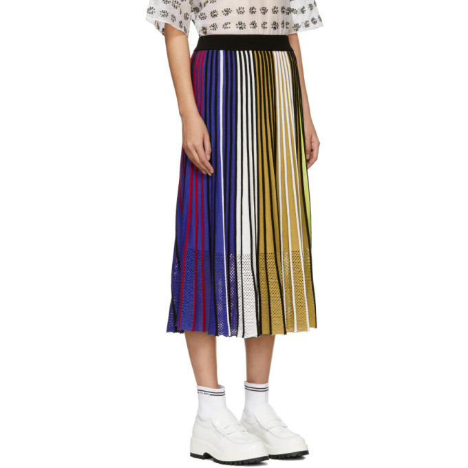 Multicolor Vertical Rib Skirt展示图