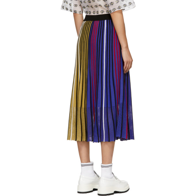 Multicolor Vertical Rib Skirt展示图