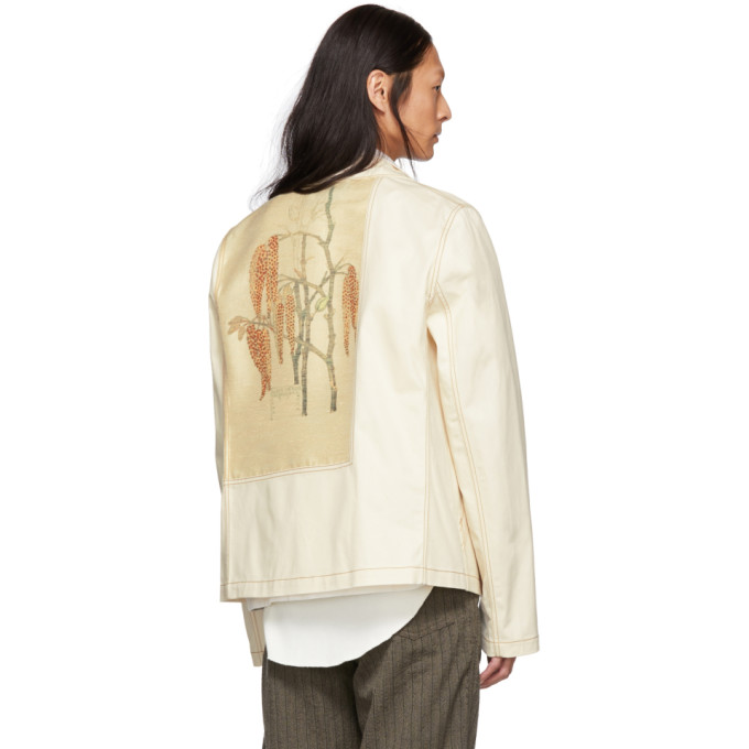 Off-White Denim Botanical Jacket展示图