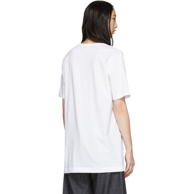 White Barcode T-Shirt展示图