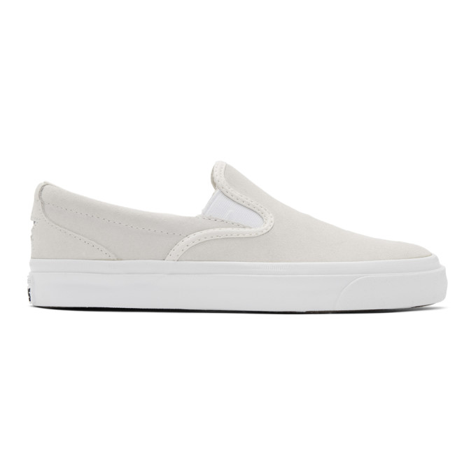 converse suede slip on
