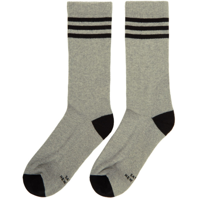 Grey & Black Athletic Socks展示图