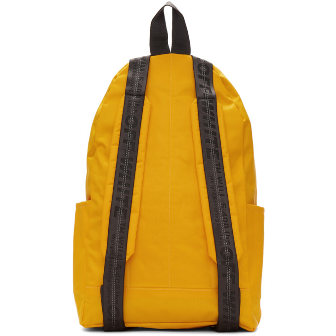 Off-White Yellow Industrial Backpack In Yellow/Red | ModeSens