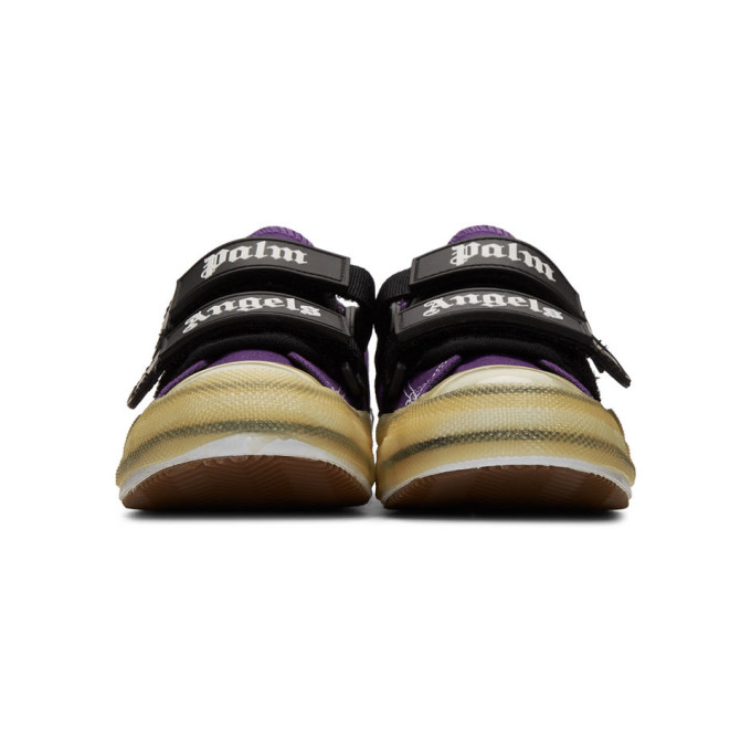 紫色魔术贴硫化运动鞋展示图