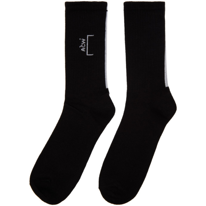 A-Cold-Wall* Black Core Logo Socks | ModeSens