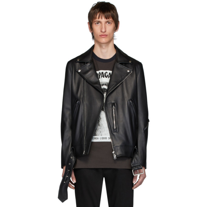 Acne Studios Nate Clean ライダースレザージャケット