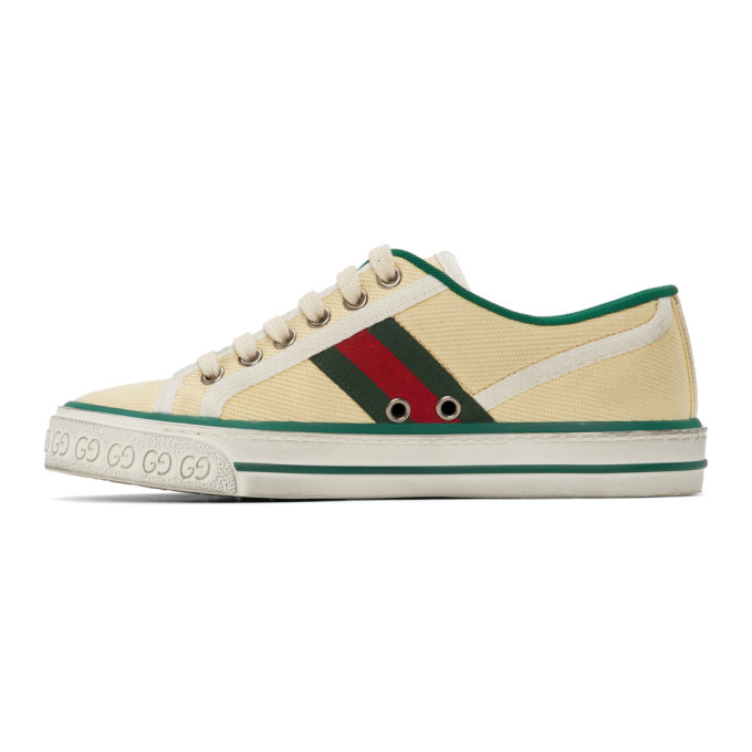 Gucci Tennis 1977帆布运动鞋展示图