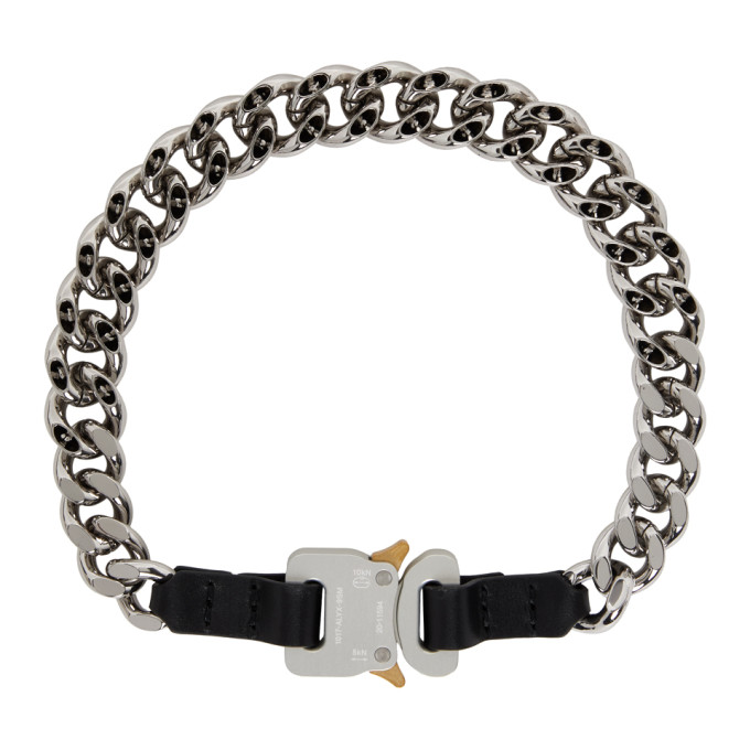 Alyx Chain-link Buckle-fastening Necklace In Gry0002 Silver | ModeSens