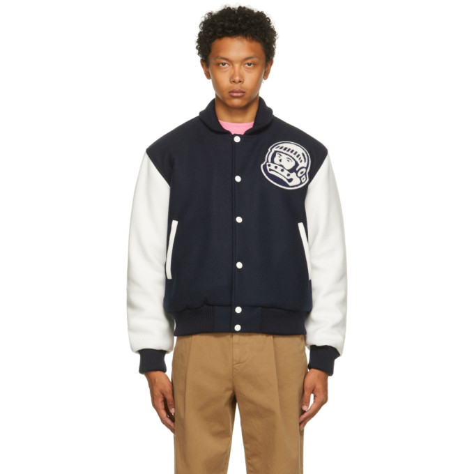 Navy Astro Varsity Bomber Jacket Navy Astro Varsity Bomber Jacket