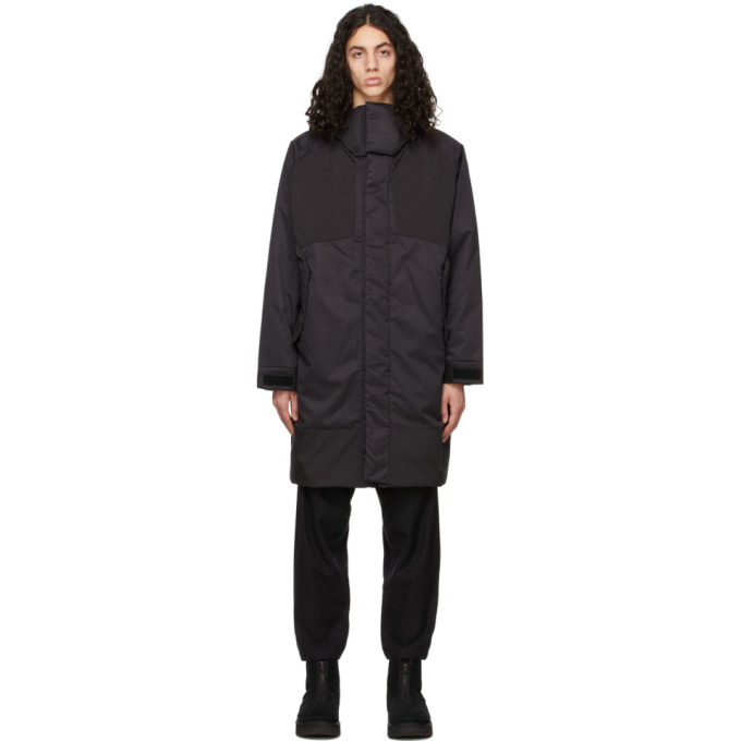 Black Down Monster Parka Coat