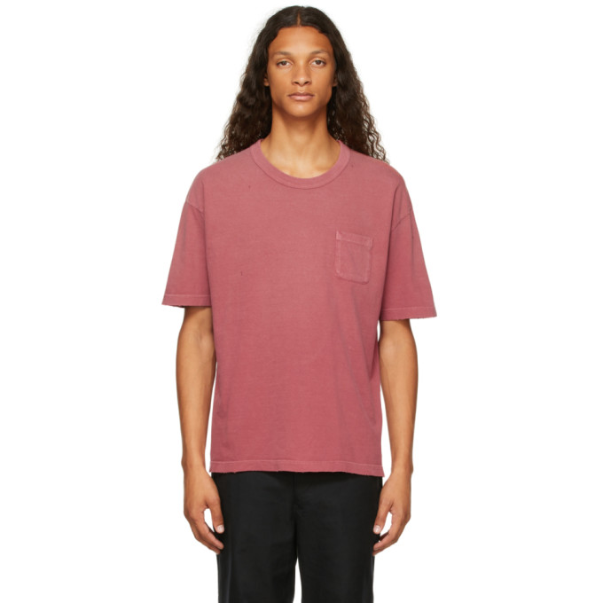 Visvim Red Jumbo Crash T-shirt | ModeSens