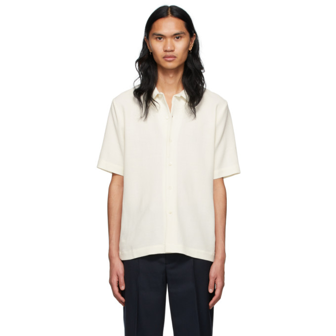 Séfr Off-white Suneham Shirt In Neutrals | ModeSens