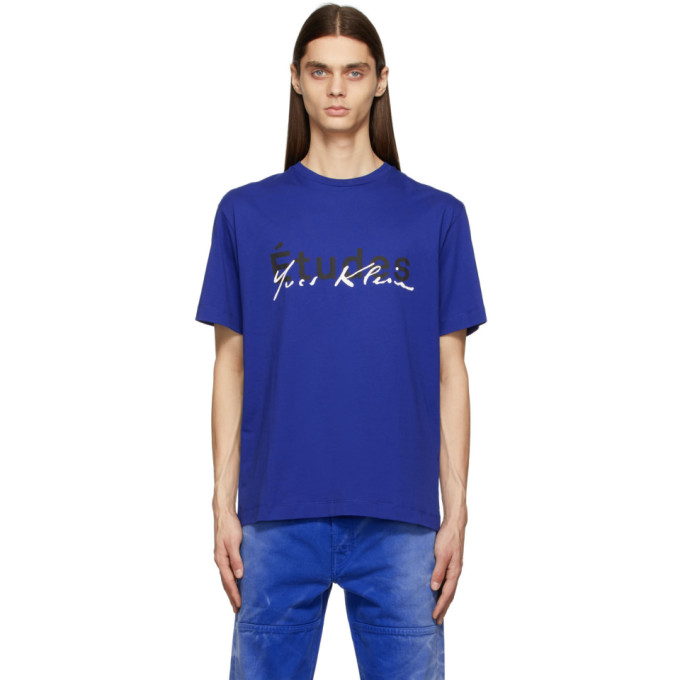 Etudes Studio Wonder Signature Yves Klein Organic Cotton T-shirt