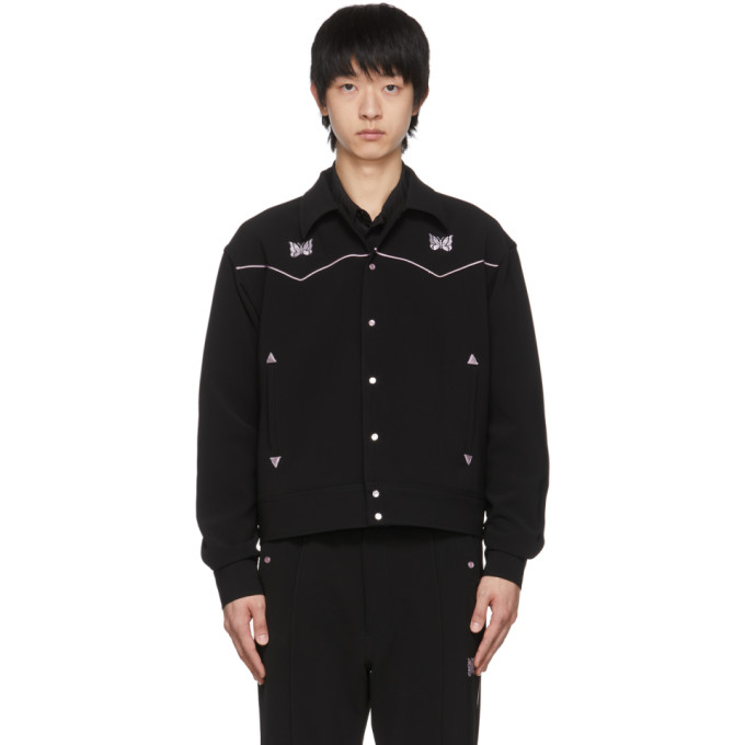 needles piping cowboy jacket black