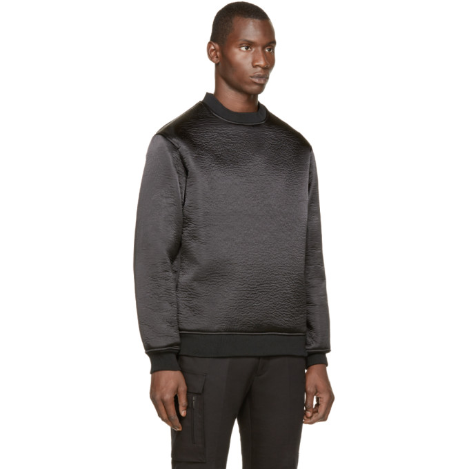 Black Textured Alan Sweater展示图