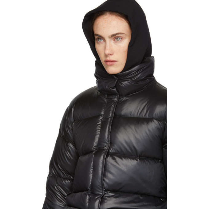Alexander Wang Black Credit Card Down Jacket In 001 Black