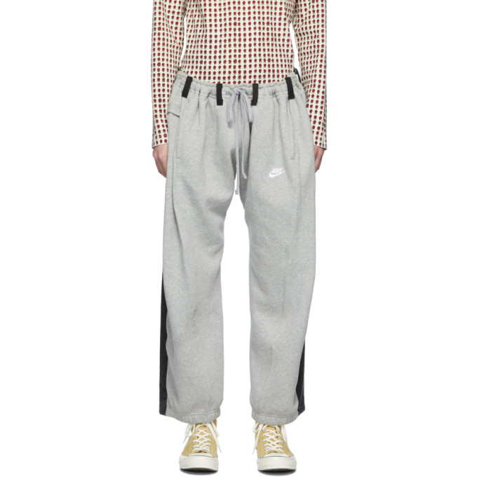 Bless Grey Denim Overjoggingjeans Lounge Pants In Grey/black