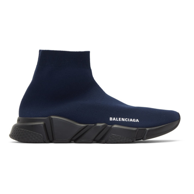 BLACK / WHITE Speed Sneaker for Men Balenciaga