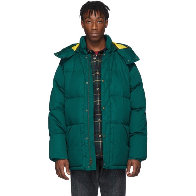 Aimé Leon Dore Aime Leon Dore Green Woolrich Edition Down Jacket 