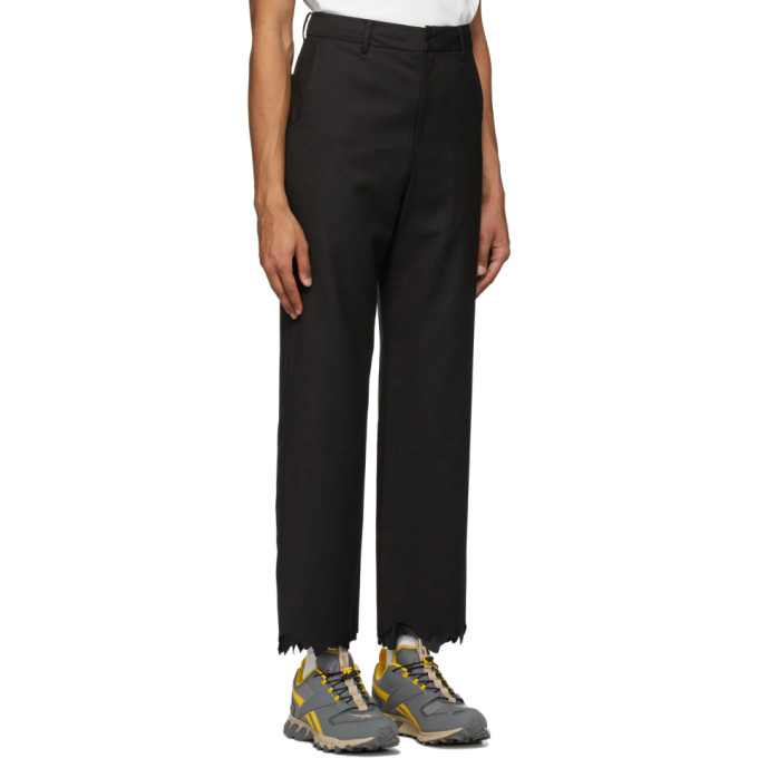 Ader Error Black Wool Astro Cinder Trousers | ModeSens