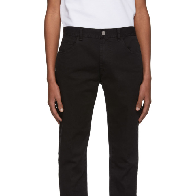 moncler 黑色修身牛仔裤