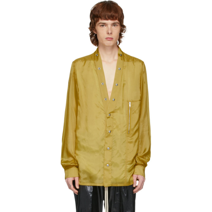 Larry Shirt Shirt In Yellow Tech/synthetic In 12 Lemon