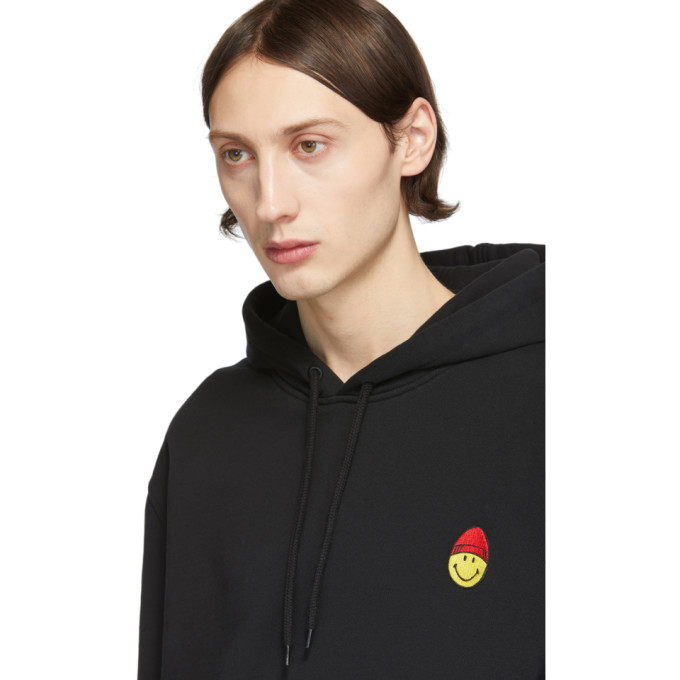 the smiley company logo-appliquéd mélange loopback cotton