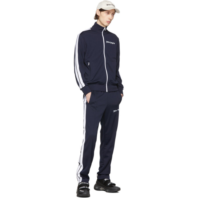 Palm Angels Jogginghose Mit Logo-print In Blue | ModeSens