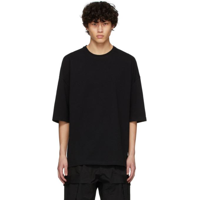 bottega veneta 黑色大廓形 t 恤