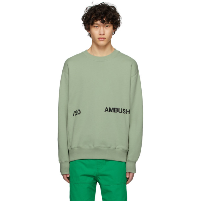 メンズAmbush Crewneck Sweatshirt Mint | www.fleettracktz.com