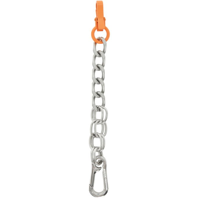 Heron Preston Metal Keychain & Bracelet In 9100 Silver | ModeSens