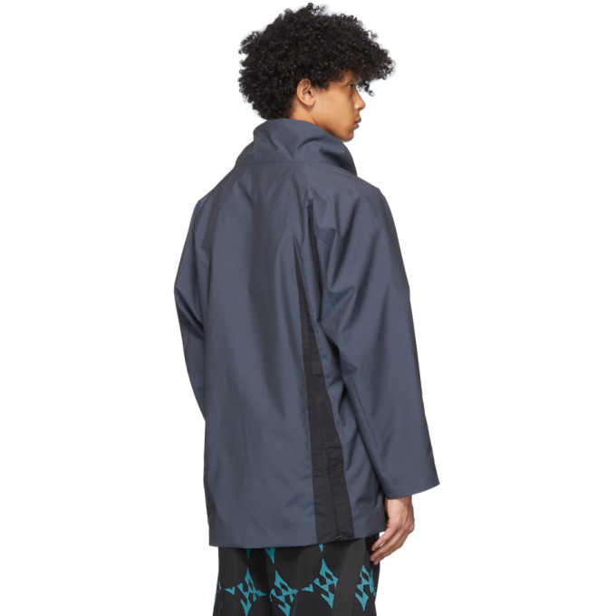 Shop Kiko Kostadinov Grey Riding Claw Parka In Iron Grey/onyx Shop Kiko Kostadinov Grey Riding Claw Parka In Iron Grey/onyx