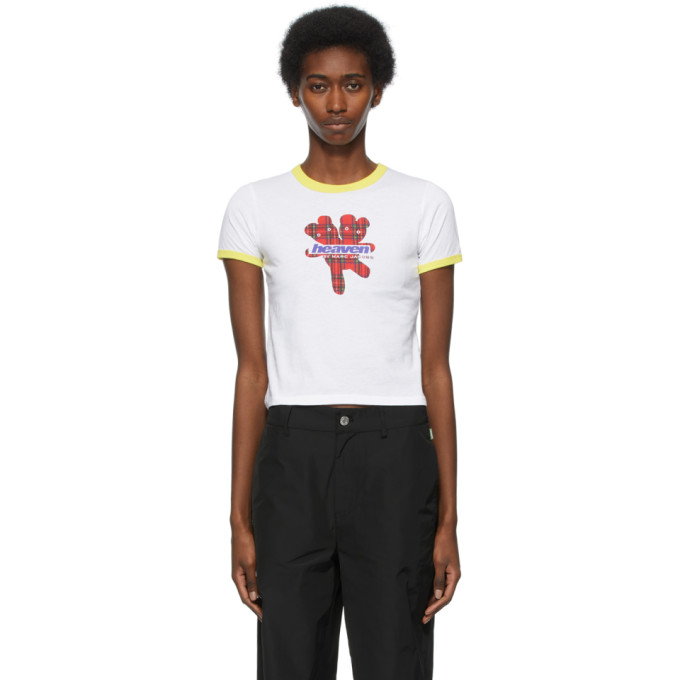 【heaven BY MARC JACOBS】HEAVEN LOGO BABY ★ Tシャツ Marc Jacobs White Heaven By 'heaven' Tartan Logo Baby T