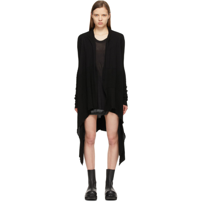 Women's Rick Owens Long Wool Wrap Cardigan | Smart Closet