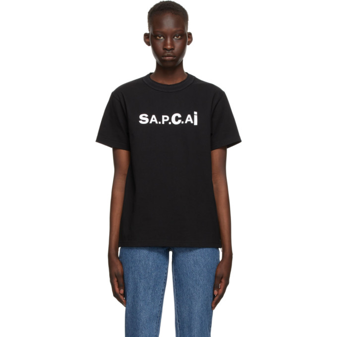 A.P.C. Grey Sacai Edition Kiyo T-Shirt | Smart Closet