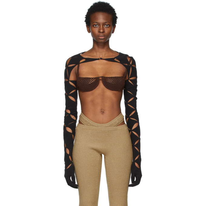 Isa Boulder Black Argyle Gloves