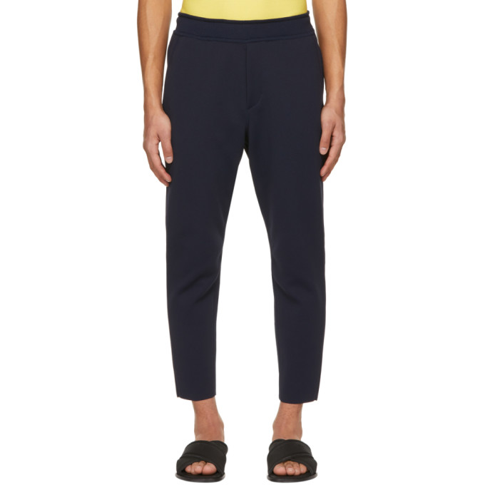 CFCL Navy Milan Rib Tapered Trousers | Smart Closet