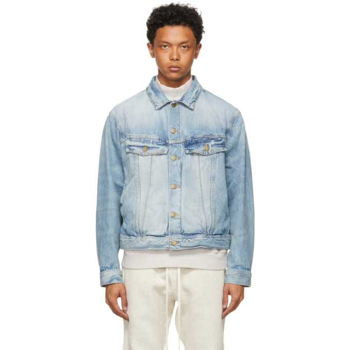 Fear of God Blue Denim Trucker Jacket | Smart Closet