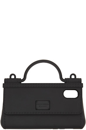 Black Bag Shape iPhone X Cover
