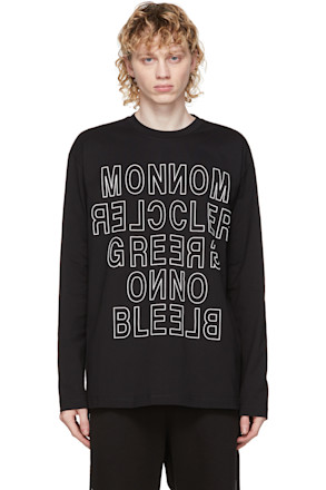 Black Logo Long Sleeve T-Shirt