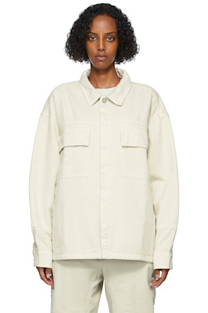 Beige Syncline Overshirt Jacket