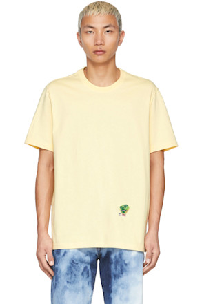 Yellow Vegetable Dyed Lettuce T-Shirt