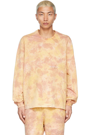 Yellow Vegetable Dyed Long Sleeve T-Shirt