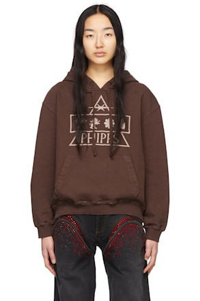 Brown Organic Cotton Hoodie