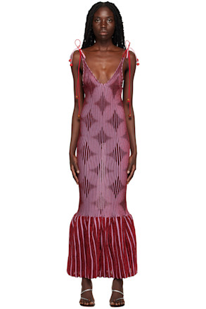 SSENSE Exclusive Pink Capsule Midi Dress
