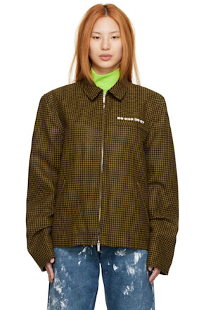 Black & Yellow Wool Jacket